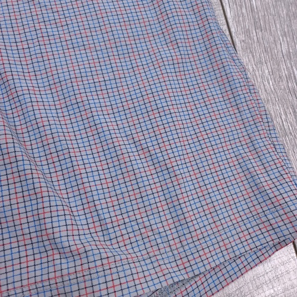 Lululemon Mens Gray Kahuna Shorts Size 36 Check Golf Performance Stretch B - Picture 3 of 7